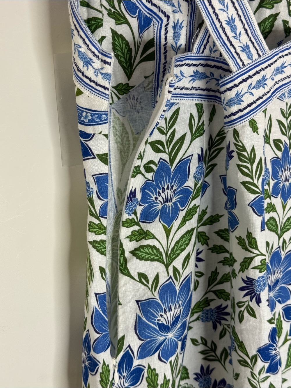 Farm Rio Tropicance Linen Mini Dress Size XS Floral Print Tropical Vacation NWT - Picture 6 of 14